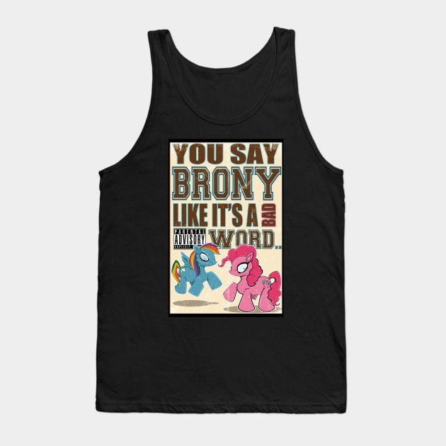 Brony Pony Tank Top by URBNPOP